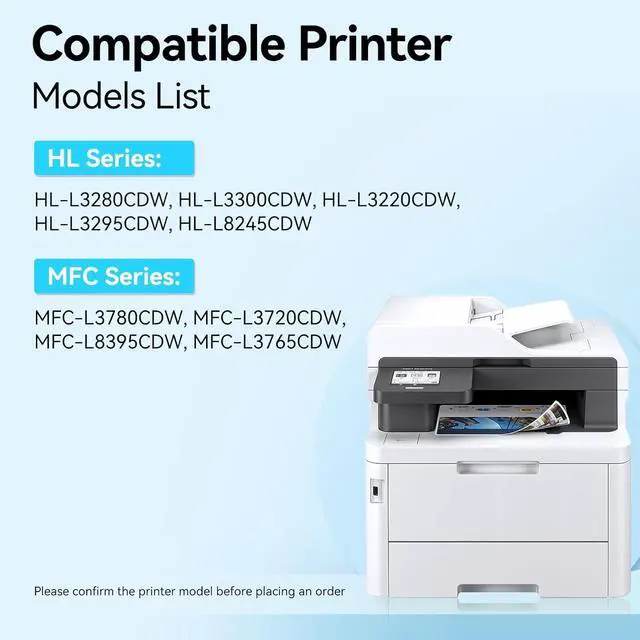 Alt view image 2 of 7 - TN229XL TN229 High Yield Toner Compatible Replacement for Brother TN229XL TN229 Toner Cartridges for HL-L3280CDW MFC-L3780CDW MFC-L3720CDW Printer, TN229XLBK/C/M/Y-5 Pack