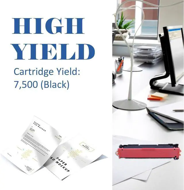 Alt view image 3 of 7 - 414X Black Toner Cartridges High Yield MFP M479fdw Compatible Replacment for HP 414X W2020X 414A W2020A for HP Color Laserjet Pro MFP M479fdw M479fdn M479dw M454dw M454dn Printer Ink 2-Pack