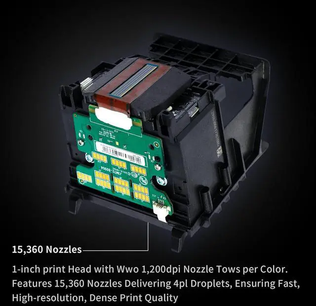 Alt view image 4 of 7 - Ennovor 950/951 printhead Replacement for HP officejet pro 8600, 8610, 8620, 8100, 8615, 8616, 8625, 8630, 8640, 8660 Printer