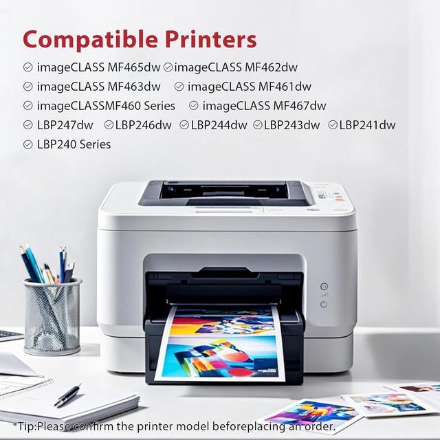 Alt view image 2 of 5 - 070 Toner Cartridge Compatible for Canon 070 Toner Cartridge 070H Toner Cartridge CRG070 CRG070H for imageCLASS MF465dw MF462dw LBP246dw LBP247dw 2 Pack