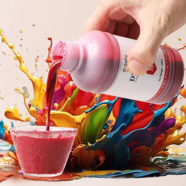 Alt view image 5 of 7 - 1500ML DTF Ink for Transfer PET Film, Refill Ink for DTF Printer Et-8550, XP15000, L1800, L800, R1390, L805, R2400, DTF Printer Transfer Ink for Heat Transfer Printing to Paper(250ml x 6, CMYK Wh)