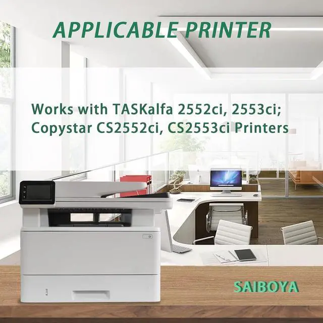 Alt view image 3 of 7 - Ennovor Compatible TK8347 TK-8347 Toner Cartridge Use in Kyocera TASKalfa 2552ci, 2553ci, Copystar CS2552ci, CS2553ci Printers (Cyan, Magenta, Yellow, Black, 4 Pack)