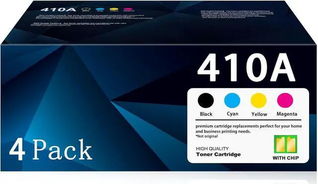 Main image of Ennovor 410A Toner Cartridge CF410A CF411A CF412A CF413A 4-Pack Replacement for HP Color Pro M452 Series MFP M377 M477 Series Printer ( Black Cyan Yellow Magenta )