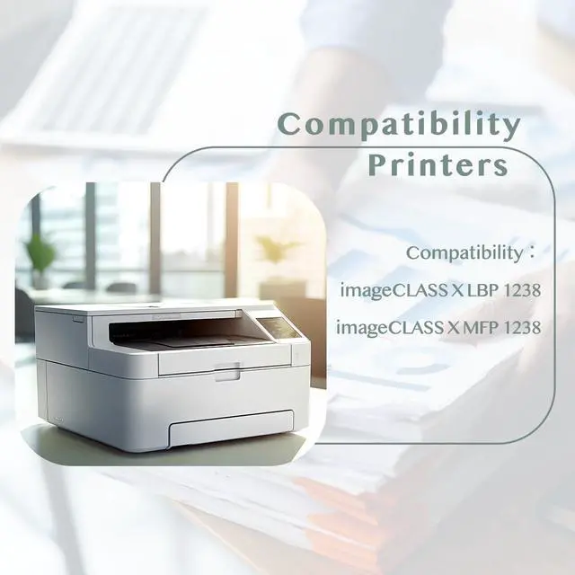 Alt view image 3 of 6 - T08 Black Toner Cartridge 3010C005AA New Chip T08 Toner Replacement for Canon T08 Black Toner Cartridge for imageCLASS X LBP 1238 MFP 1238 LBP1238 MFP1238 MF1238 LBP1238 II MF1238 II (12,000 Pages)