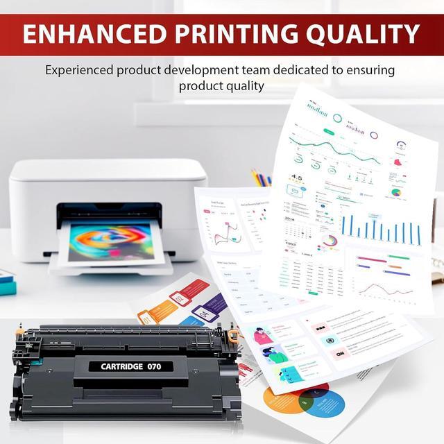 Alt view image 5 of 5 - 070 Toner Cartridge Compatible for Canon 070 Toner Cartridge 070H Toner Cartridge CRG070 CRG070H for imageCLASS MF465dw MF462dw LBP246dw LBP247dw 2 Pack