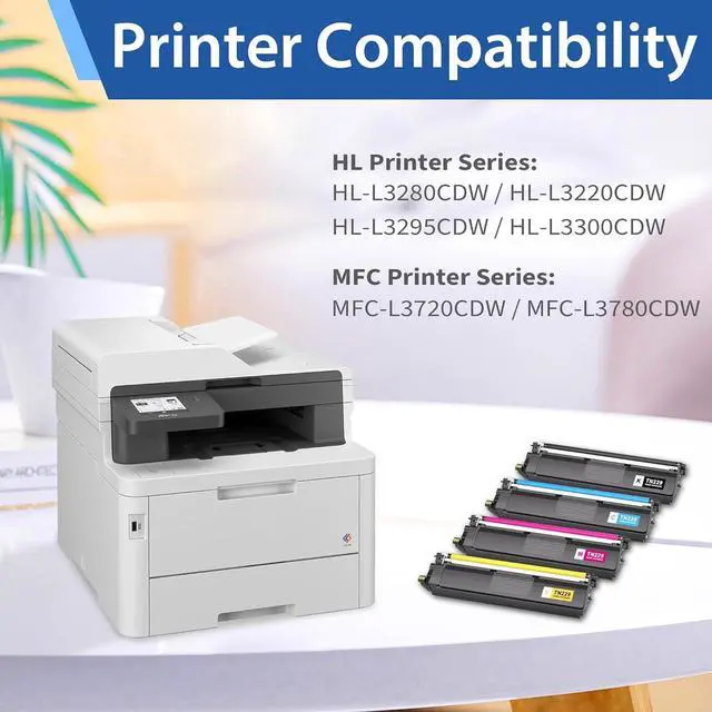 Alt view image 2 of 7 - Ennovor TN2294PK Toner Cartridge (with Chip) Replacement for Brother TN229 TN229XL Toner Cartridges use for Brother MFC-L3780CDW HL-L3280CDW HL-L3220CDW MFC-L3720CDW HL-L3295CDW Printer