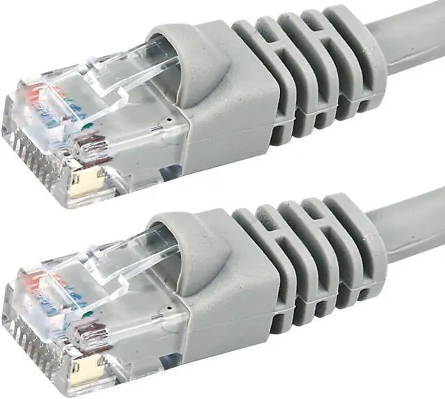 Alt view image 3 of 9 - Monoprice Cat6 Ethernet Patch Cable - 25 Feet - Gray | Network Internet Cord - RJ45, Stranded, 550Mhz, UTP, Pure Bare Copper Wire, 24AWG