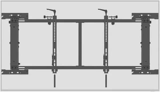 Alt view image 3 of 6 - Monoprice Push-to-Pop-Out Wall Mount for 50in to 55in Screens, Max Weight 154 lbs, VESA Patterns up to 800x400 - Commercial Series