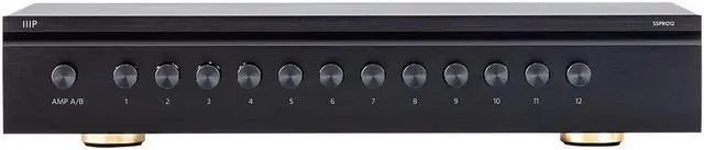 Main image of Monoprice SS-Pro 12 High Power Dual Source 300 Watt Peak 12 Pair Impedance Matching Speaker Selector
