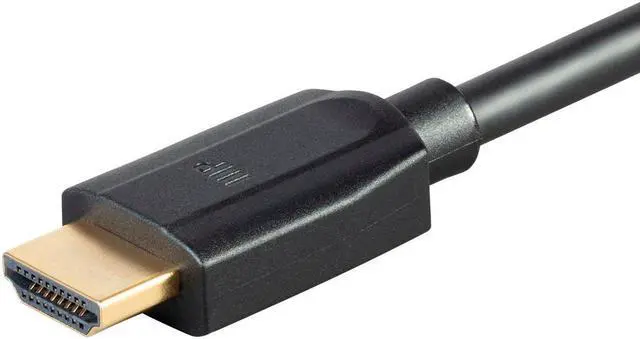 Alt view image 3 of 7 - Monoprice Ultra 8K HDMI Cable - 6 Feet - Black | High Speed, 8K@60Hz, HDR, 48Gbps, eARC, Compatible with PS 5 / PS 5 Digital Edition / Xbox Series X & S and More - DynamicView Series