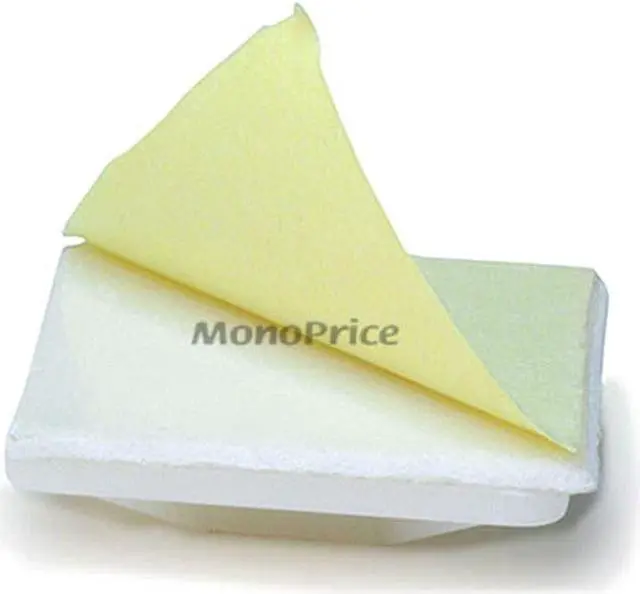 Alt view image 2 of 6 - Monoprice Cable Tie Mounts - 25x25mm - White | 100 Pcs/Pack