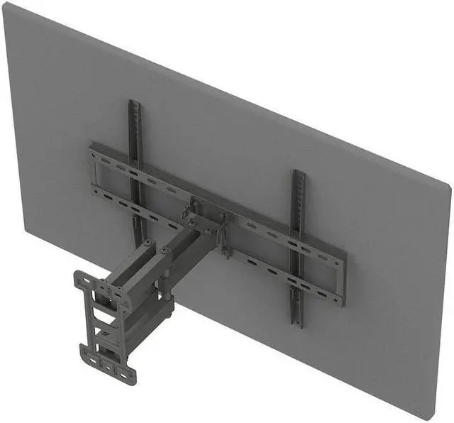 Alt view image 10 of 13 - Monoprice Titan Series Full Motion Single Stud Dual Arm Wall Mount For Large Up to 70" Inch TVs Displays, Max 99 LBS. 200x200 to 600x400, Black