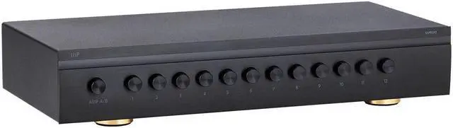 Alt view image 3 of 8 - Monoprice SS-Pro 12 High Power Dual Source 300 Watt Peak 12 Pair Impedance Matching Speaker Selector