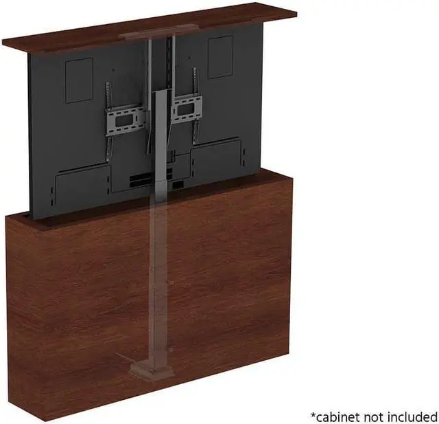 Alt view image 5 of 6 - Monoprice Motorized TV Lift Stand for TVs between 37in to 65in, Max Weight 110lbs, VESA Capability up to 600x400 - Commercial Series