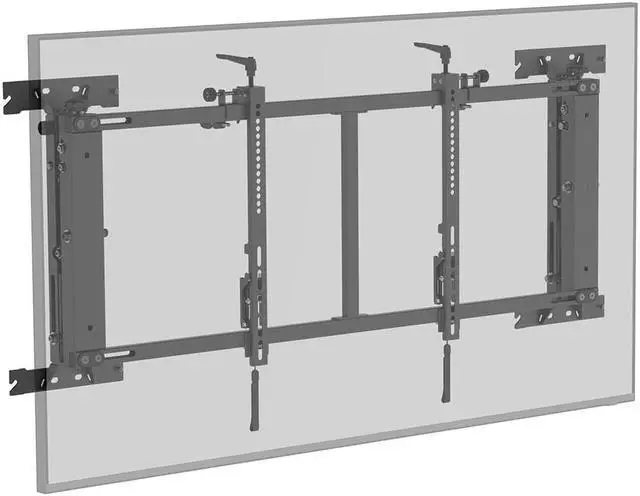 Alt view image 2 of 6 - Monoprice Push-to-Pop-Out Wall Mount for 50in to 55in Screens, Max Weight 154 lbs, VESA Patterns up to 800x400 - Commercial Series