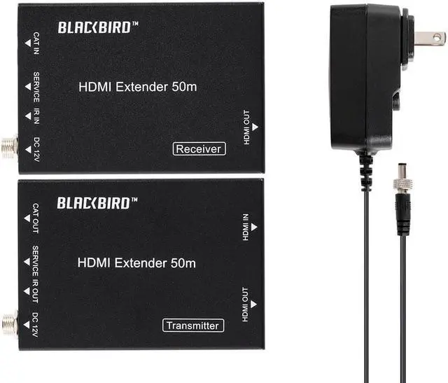 Alt view image 7 of 14 - Monoprice Blackbird 4K HDMI Extender, 50m - 4K HDMI Extension to 164 feet