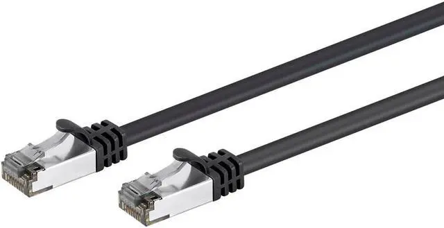 Alt view image 2 of 5 - Monoprice Cat8 26AWG S/FTP Ethernet Network Cable - 2 Feet - Black, 2GHz, 40Gbps, 3dB Headroom, Pure Bare Copper, PVC - Entegrade Series
