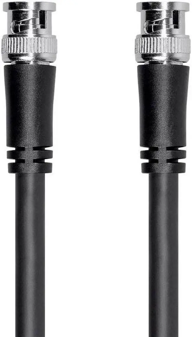 Main image of Monoprice SDI BNC Cable - 6 Feet - Black, 12Gbps, 16 AWG, Dual Copper, Aluminum Shielding, For Transmitting UHD-SDI Video Signals - Viper Series
