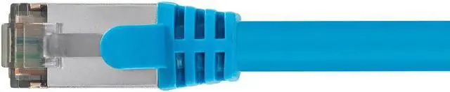 Alt view image 3 of 4 - Monoprice Cat8 26AWG S/FTP Ethernet Network Cable - 7 Feet - Blue, 2GHz, 40Gbps, 3dB Headroom, Pure Bare Copper, PVC - Entegrade Series