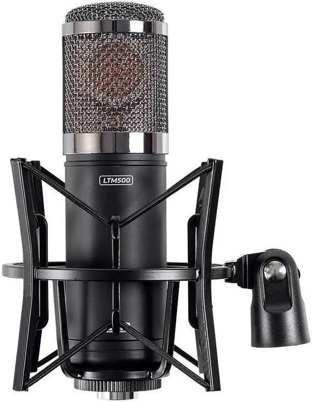 Monoprice LTM500 Large Multi-Pattern Tube Studio Condenser Microphone ...