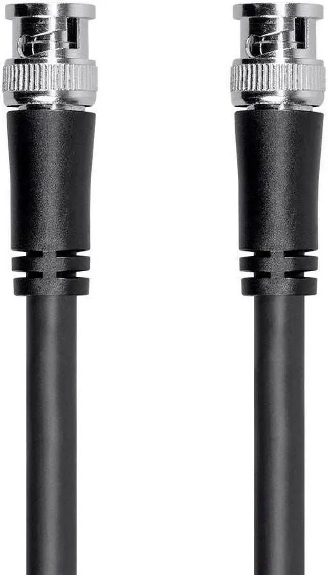 Main image of Monoprice SDI BNC Cable - 10 Feet - Black, 12Gbps, 16 AWG, Dual Copper, Aluminum Shielding, For Transmitting UHD-SDI Video Signals - Viper Series