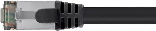 Alt view image 3 of 5 - Monoprice Cat8 26AWG S/FTP Ethernet Network Cable - 2 Feet - Black, 2GHz, 40Gbps, 3dB Headroom, Pure Bare Copper, PVC - Entegrade Series