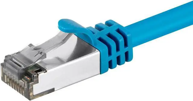 Alt view image 4 of 5 - Monoprice Cat8 26AWG S/FTP Ethernet Network Cable - 25 Feet - Blue, 2GHz, 40Gbps, 3dB Headroom, Pure Bare Copper, PVC - Entegrade Series