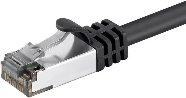Alt view image 4 of 4 - Monoprice Cat8 26AWG S/FTP Ethernet Network Cable - 1 Feet - Black, 2GHz, 40Gbps, 3dB Headroom, Pure Bare Copper, PVC - Entegrade Series