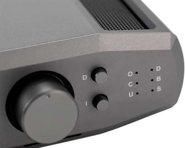 Alt view image 4 of 6 - Monoprice Monolith Liquid Gold Balanced Headphone Amplifier & DAC by Alex Cavalli, Solid State Amp, AKM AK4493EQ DAC, Balanced & Single-Ended Headphone Outputs