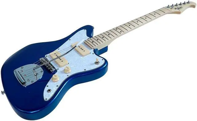 Alt view image 3 of 6 - Monoprice Offset OS40 DLX Plus Alder Electric Guitar with Gig Bag, Alder Body, Soapbar Pickups, Maple Neck - Indio Series