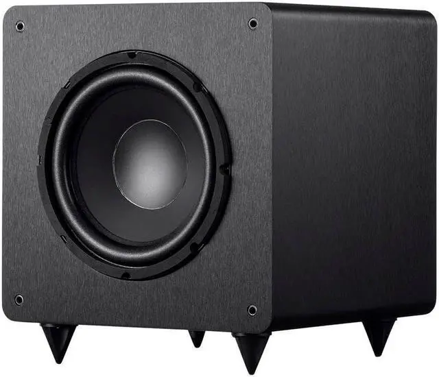 Main image of Monoprice SW-10 150 Watt RMS (300 Watt Peak) Powered Subwoofer 10in, Ported Design, Variable Phase Control, Variable Low Pass Filter, For Home Theater