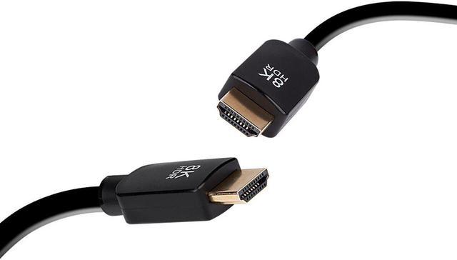 Monoprice 8K HDMI 2.1 Cable - 6 Feet - Black | Ultra High Speed, 48Gbps,  Compatible with Sony PS5 / Microsoft / Xbox Series X & Series S and More