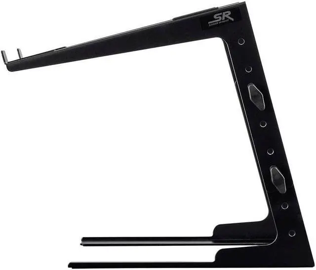 Alt view image 3 of 6 - Monoprice DJ Laptop Stand with Adjustable Height - Portable Laptop Holder, 8.0 lbs Weight Capacity, Ideal for DJs and Musicians - Stage Right Series