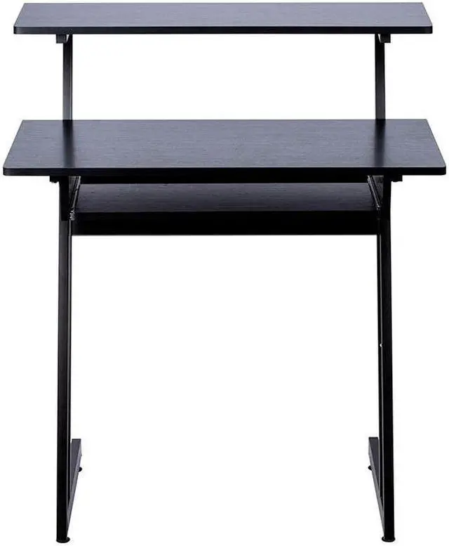 Alt view image 5 of 6 - Monoprice Recording Studio Desk with Raised Platform and Keyboard Tray, Studio Workstation, Stable & Lightweight, For Home Studio - Stage Right Series