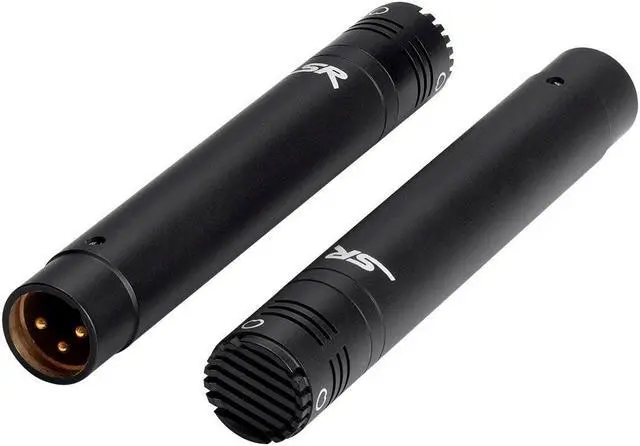 Alt view image 5 of 13 - Monoprice SC100 Small Pencil Condenser Microphones (Pair) Condenser Stick with Interchangeable Omni and Cardioid Capsules - Stage Right Series