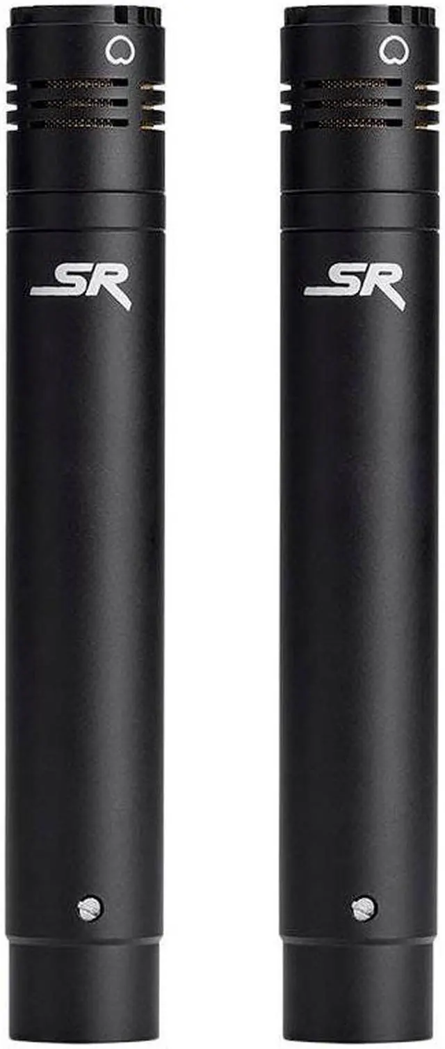 Main image of Monoprice SC100 Small Pencil Condenser Microphones (Pair) Condenser Stick with Interchangeable Omni and Cardioid Capsules - Stage Right Series