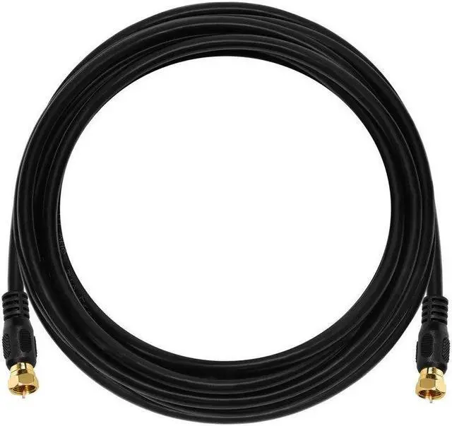 Alt view image 11 of 13 - Monoprice 15 ft. RG-6 Coaxial Cable, Black; For Use With Video Equipment 6314