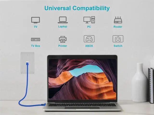 Alt view image 6 of 6 - Monoprice Cat6A RJ45 Toolless 180-Degree Keystone Jack for 22-24AWG Solid Wire, White