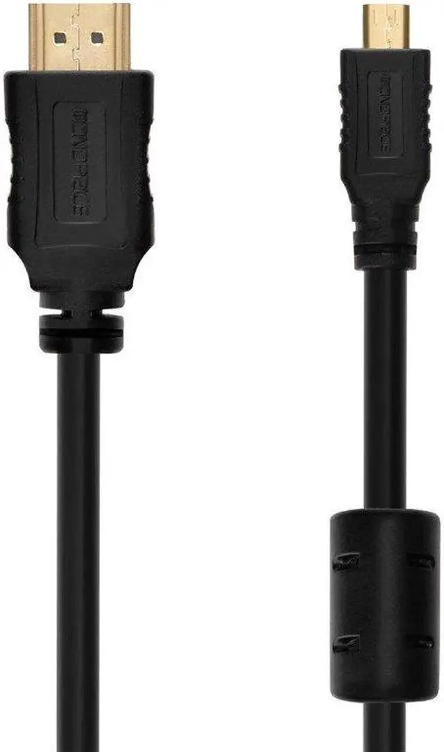 Alt view image 7 of 8 - Monoprice Standard HDMI Cable - 15 Feet - Black | With HDMI Micro Connector, 1080i @ 60Hz, 4.95Gbps, 34AWG