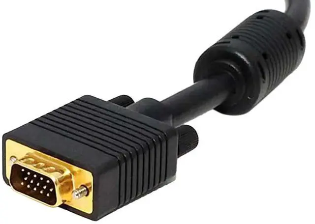 Alt view image 7 of 10 - Monoprice Super VGA M/M Cable - 25 Feet With Ferrites For In-Wall Installation | Gold Plated, CL2 Rated