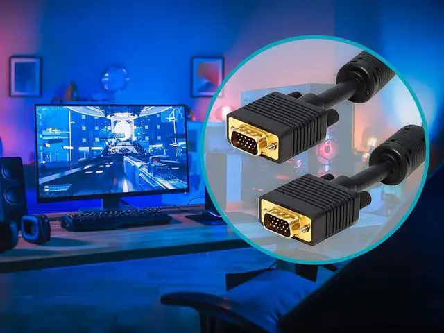 Alt view image 10 of 12 - Monoprice Super Vga Video Cable