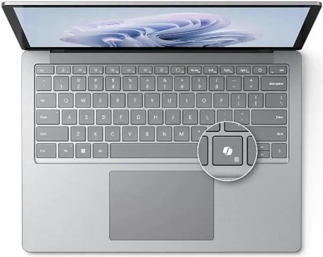 Alt view image 7 of 8 - Microsoft Laptop Surface Laptop 6 Intel Core Ultra 5 135H 32GB Memory 512 GB SSD Intel Arc Graphics 13.5" Touch Screen Windows 11 Pro 64-bit ZJT-00026