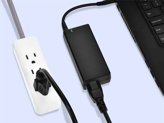 Alt view image 6 of 7 - Monoprice Power Cord - 1 Feet - Black | NEMA 5-15P to IEC 60320 C5, 3-Prong, 18AWG, 10A Max Current, 125V