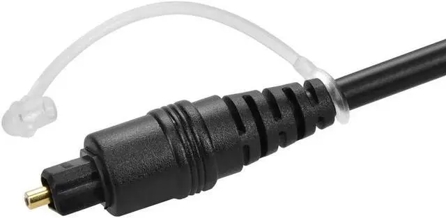 Alt view image 6 of 9 - Monoprice Digital Optical Audio Cable - 1.5 Feet - Black | S/PDIF (Toslink) 5.0-Meters Outside Diameter | Gold Plated Ferrule, Molded Strain Relief
