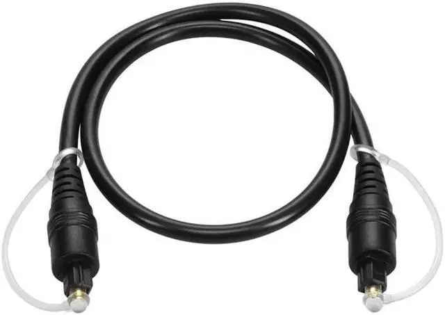 Alt view image 7 of 9 - Monoprice Digital Optical Audio Cable - 1.5 Feet - Black | S/PDIF (Toslink) 5.0-Meters Outside Diameter | Gold Plated Ferrule, Molded Strain Relief