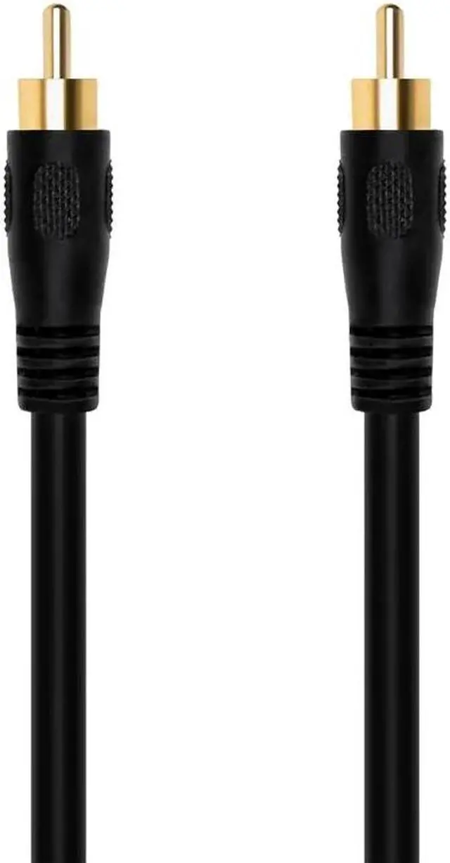 Alt view image 13 of 16 - Monoprice 3ft Coaxial Audio/Video RCA Cable M/M RG59U 75ohm (for S/PDIF, Digital Coax, Subwoofer & Composite Video)