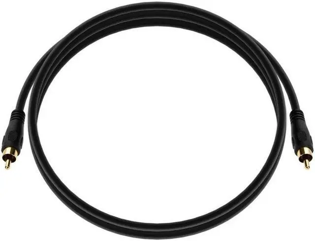 Alt view image 14 of 16 - Monoprice 3ft Coaxial Audio/Video RCA Cable M/M RG59U 75ohm (for S/PDIF, Digital Coax, Subwoofer & Composite Video)