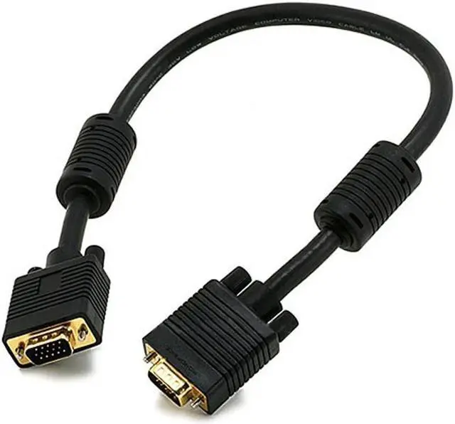 Alt view image 6 of 7 - Monoprice Inc. Svga Super Vga M/M Monitor Cable 1.5Ft