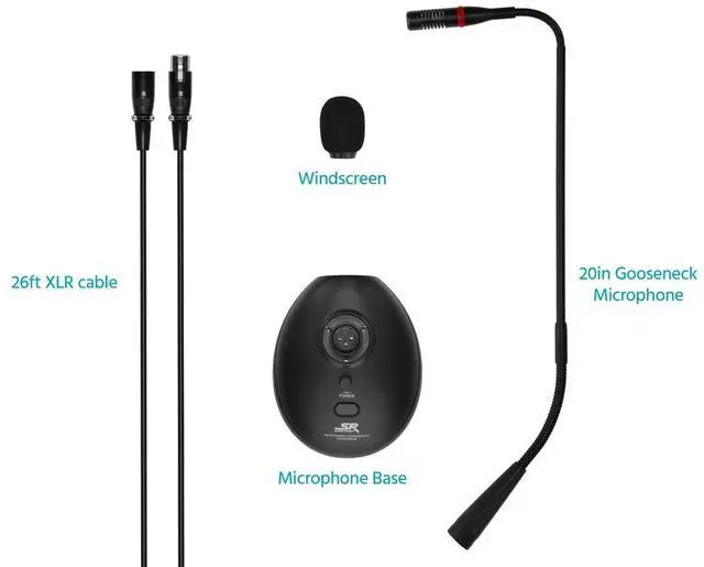 Alt view image 3 of 6 - Stage Right by Monoprice Professional Conferencing Supercardioid Condenser Microphone