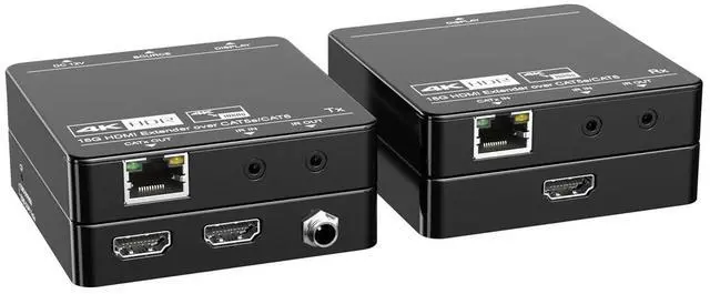 Alt view image 2 of 6 - 4K60 Video Extender with HDMI up to 70m Over a Single CAT6/6a Ethernet Cable